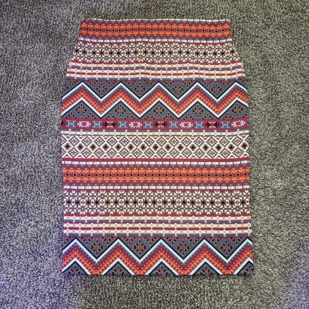 My Michelle printed XL pencil skirt